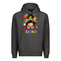 Charcoal Heather preschool teacher Premium Hoodie - NancyCooperArtShop