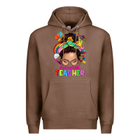 Chestnut preschool teacher Premium Hoodie - NancyCooperArtShop
