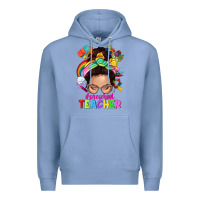 Colony Blue preschool teacher Premium Hoodie - NancyCooperArtShop