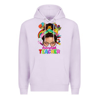 Lilac preschool teacher Premium Hoodie - NancyCooperArtShop