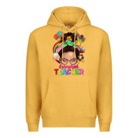 Mustard preschool teacher Premium Hoodie - NancyCooperArtShop