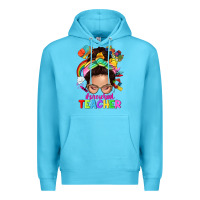 Ocean Blue preschool teacher Premium Hoodie - NancyCooperArtShop