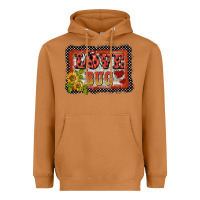 Meerkat ladybug  love bug backround Heavyweight Hoodie - BarkalooDesign
