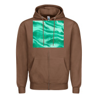 Chestnut green glitter Zipper Hoodie - JahusDesignShop