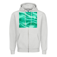Dove Grey green glitter Zipper Hoodie - JahusDesignShop