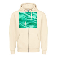 Sandshell green glitter Zipper Hoodie - JahusDesignShop