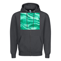 Smoke green glitter Zipper Hoodie - JahusDesignShop
