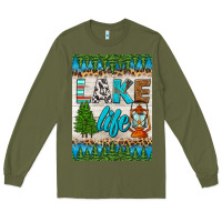 Army Green lake life air freshener Long Sleeve Tee - HRA Design Shop