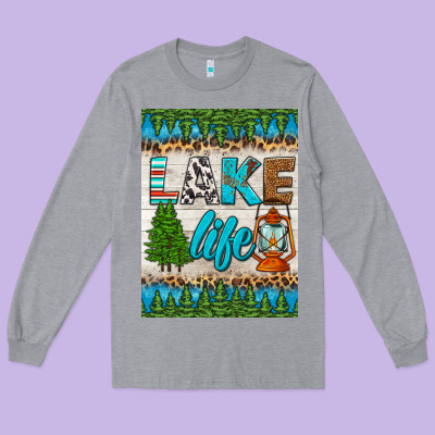 Lake Life Air Freshener Long Sleeve Tee Designed By Hra Design Shop