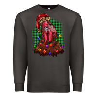 Smoke christmas rooster Premium Sweatshirt - BarkalooDesign