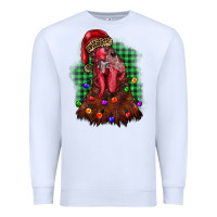 White christmas rooster Premium Sweatshirt - BarkalooDesign