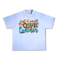 Grape Ice just a small town teacher Urban Heavy Tee - texasbilliewilder
