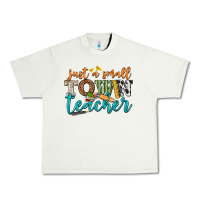 Pistachio just a small town teacher Urban Heavy Tee - texasbilliewilder