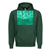 Sports Green green glitter star Zipper Hoodie - JahusDesignShop