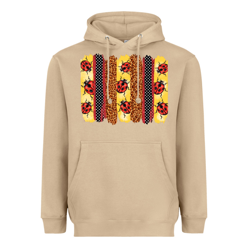 Ladybug  Brushstrokes Heavyweight Hoodie by BarkalooDesign | Teevron
