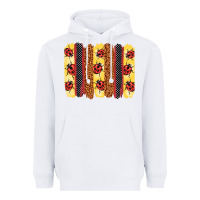 White ladybug  brushstrokes Heavyweight Hoodie - BarkalooDesign