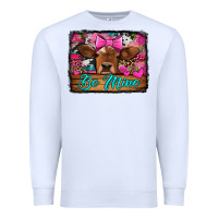 Be Mine Valentine's Day Cow Premium Sweatshirt | Teevron