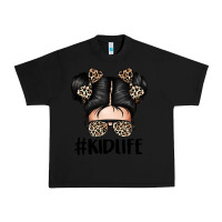 Black kid life leopard messy bun Urban Heavy Tee - texasbilliewilder