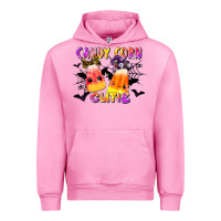 Fuchsia Pink candy corn cute Urban Hoodie - LillyAllenDesigns