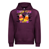 Mauve Wine candy corn cute Urban Hoodie - LillyAllenDesigns