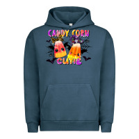 Pigment Midnight Navy candy corn cute Urban Hoodie - LillyAllenDesigns