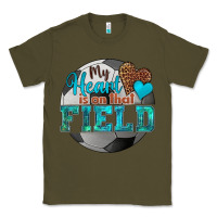 Army Green my heart is on that field soccer Classic Tee - HRA Design Shop