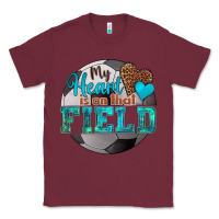 Burgundy my heart is on that field soccer Classic Tee - HRA Design Shop