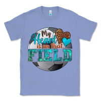 Colony Blue my heart is on that field soccer Classic Tee - HRA Design Shop
