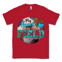 Red my heart is on that field soccer Classic Tee - HRA Design Shop