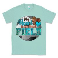 Seafoam my heart is on that field soccer Classic Tee - HRA Design Shop