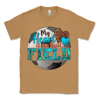 Toasted Coconut my heart is on that field soccer Classic Tee - HRA Design Shop