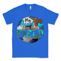 True Royal my heart is on that field soccer Classic Tee - HRA Design Shop