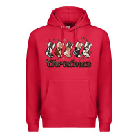Cardinal howdy christmas Premium Hoodie - MaliasSmallBusiness