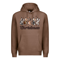 Chestnut howdy christmas Premium Hoodie - MaliasSmallBusiness