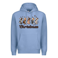 Colony Blue howdy christmas Premium Hoodie - MaliasSmallBusiness