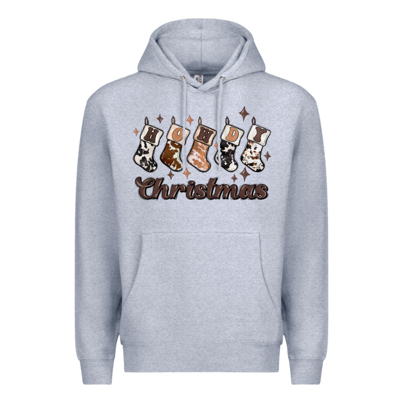 Howdy Christmas Premium Hoodie by MaliasSmallBusiness | Teevron