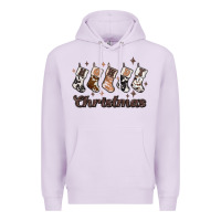 Lilac howdy christmas Premium Hoodie - MaliasSmallBusiness
