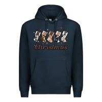 Navy howdy christmas Premium Hoodie - MaliasSmallBusiness