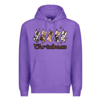 Purple howdy christmas Premium Hoodie - MaliasSmallBusiness