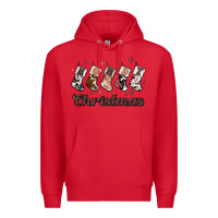 Red howdy christmas Premium Hoodie - MaliasSmallBusiness