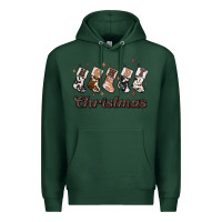 Sports Green howdy christmas Premium Hoodie - MaliasSmallBusiness