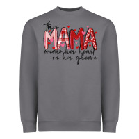 Storm this mama wears her heart on her gleeve Heavyweight Sweatshirt - MaliasSmallBusiness