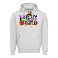 Dove Grey witchy and wild Zipper Hoodie - AdoDesignShop
