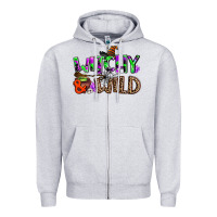 Heather Grey witchy and wild Zipper Hoodie - AdoDesignShop