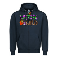 Navy witchy and wild Zipper Hoodie - AdoDesignShop