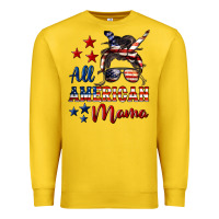Lemon All American Mama Premium Sweatshirt - LillyAllenDesigns