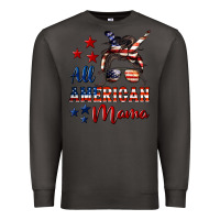 Smoke All American Mama Premium Sweatshirt - LillyAllenDesigns