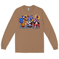 Toasted Coconut USA 4th of July gnomes  4th of july Long Sleeve Tee - CowGirlArtShop