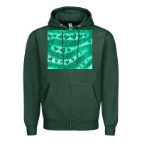 Sports Green green glitter heart Zipper Hoodie - JahusDesignShop