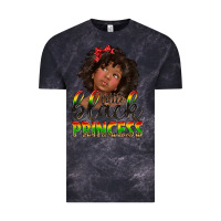 Cloud Black little black princess Vintage Tee - texasbilliewilder